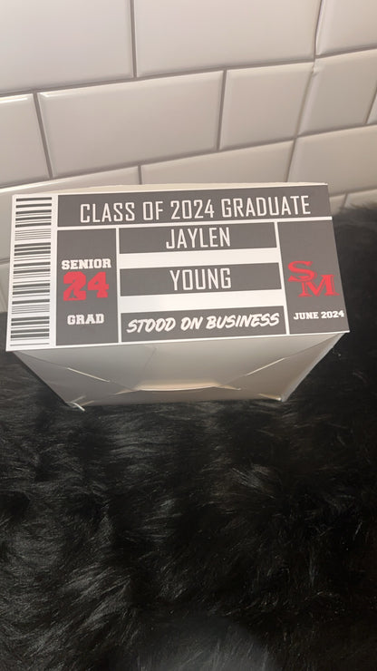 Custom Graduation Box- Unfilled